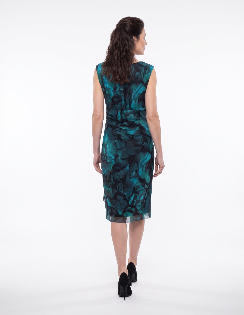 Vestido abajo rodilla casual para mujer 2