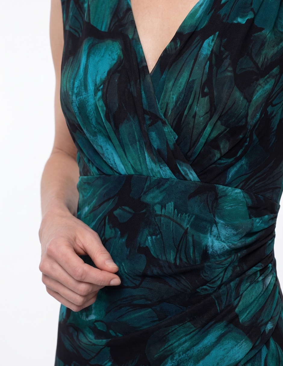 Vestido abajo rodilla casual para mujer 3