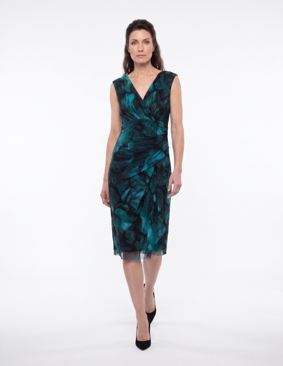 Vestido abajo rodilla casual para mujer 4