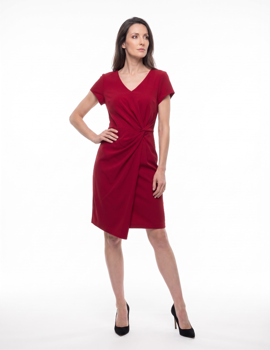 Vestido a la rodilla casual para mujer 1