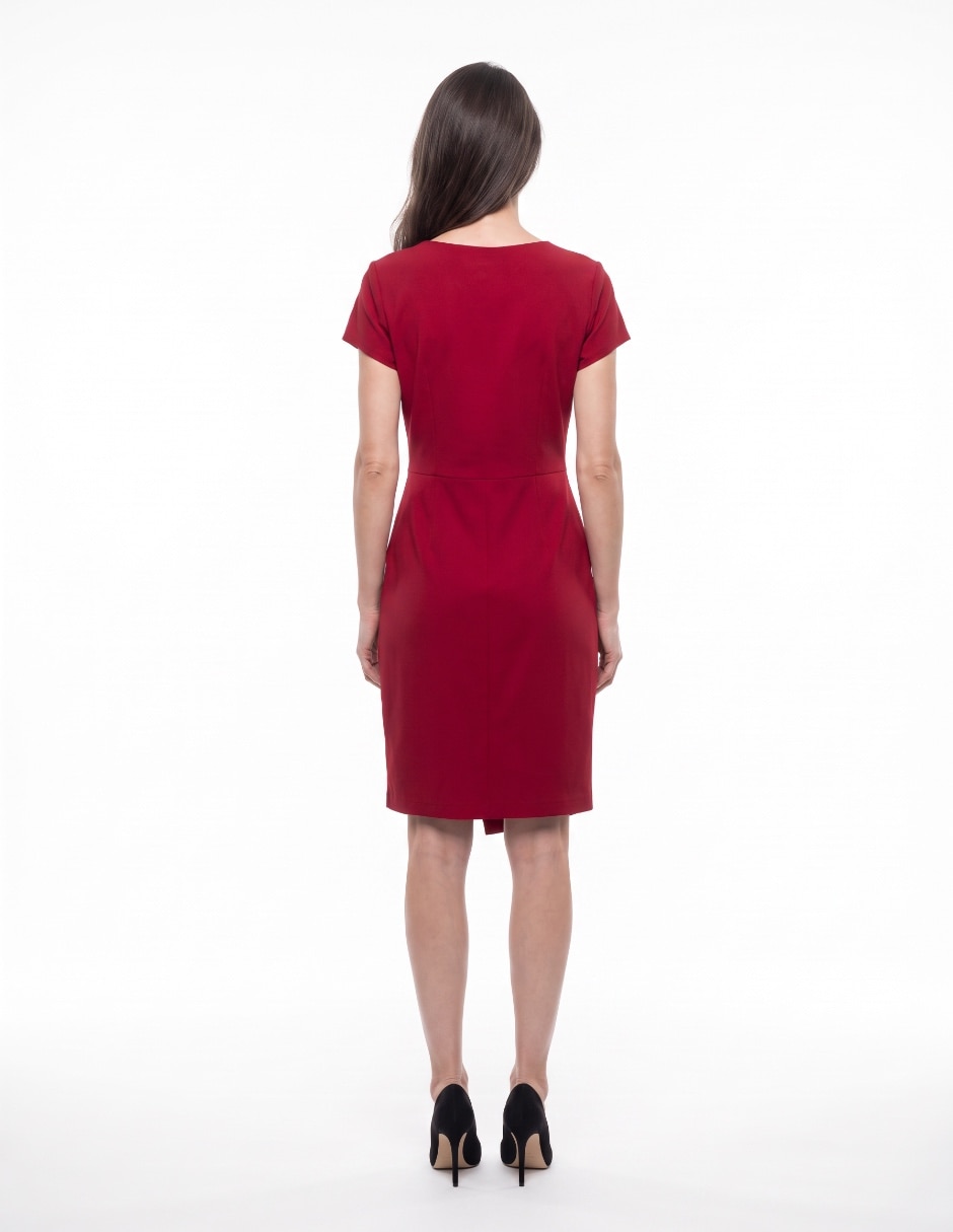 Vestido a la rodilla casual para mujer 2