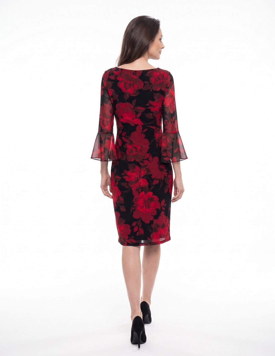 Vestido a la rodilla casual para mujer 2