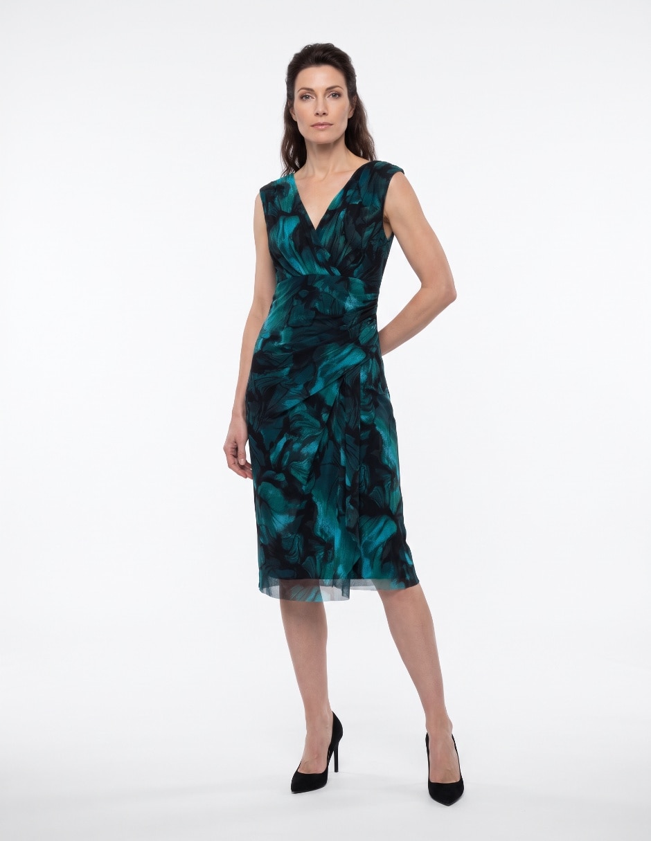 Vestido abajo rodilla casual para mujer