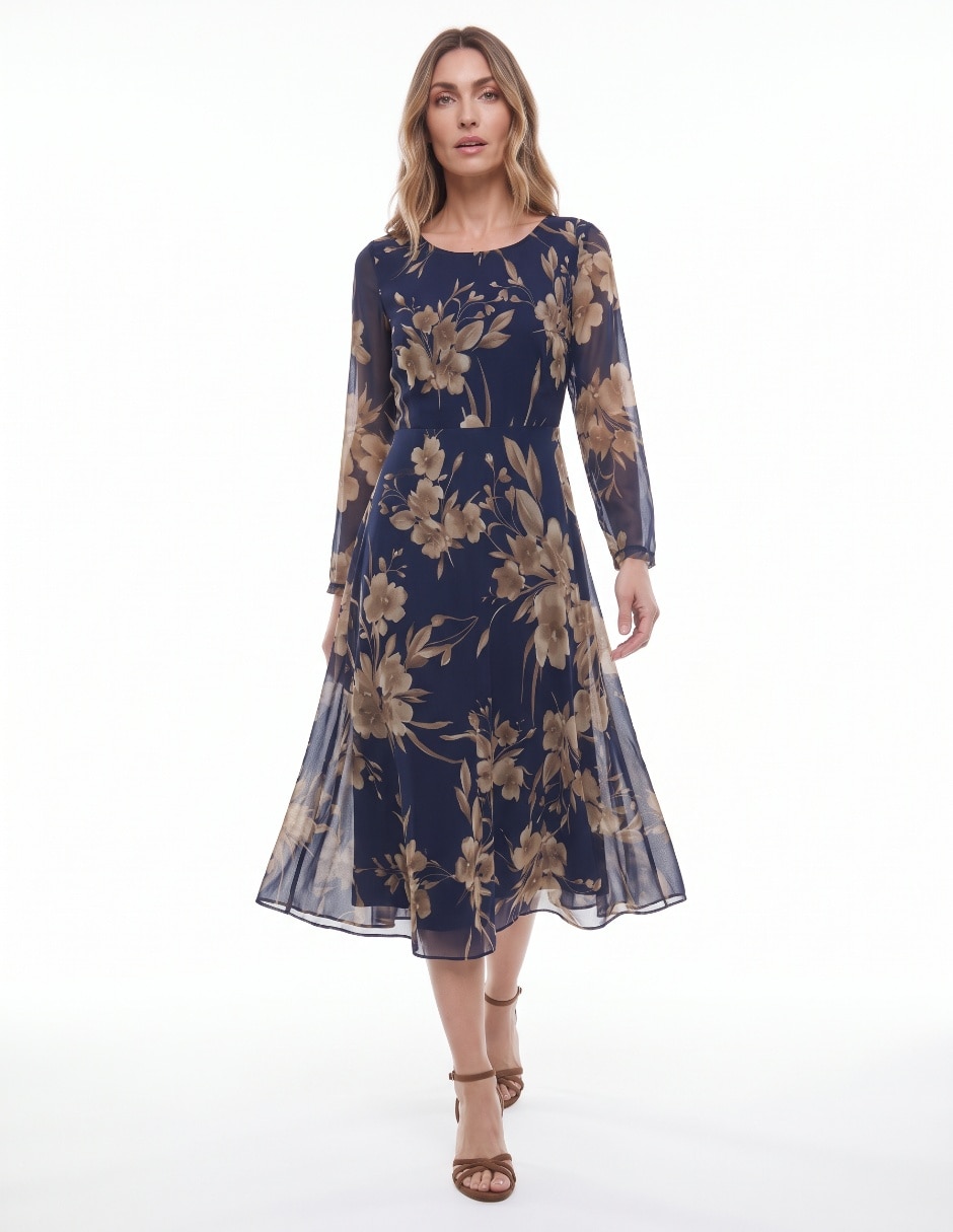 Vestido a la rodilla casual para mujer Vestido a la rodilla casual para mujer
