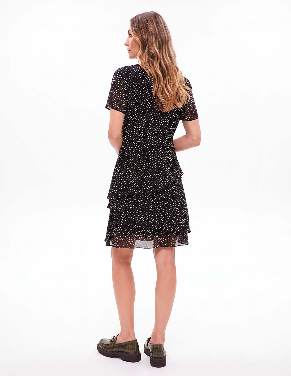 Vestido arriba rodilla casual para mujer 4