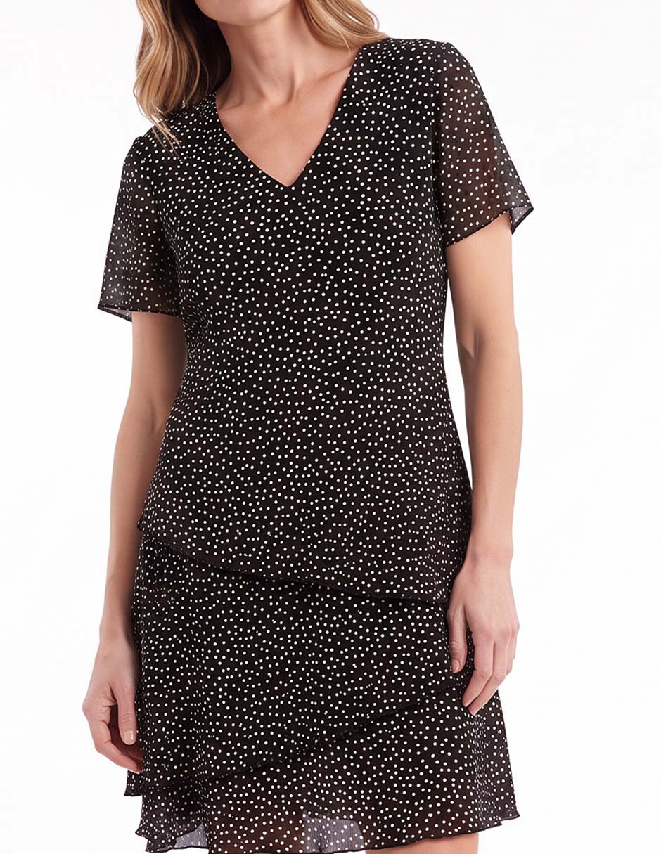 Vestido arriba rodilla casual para mujer 2