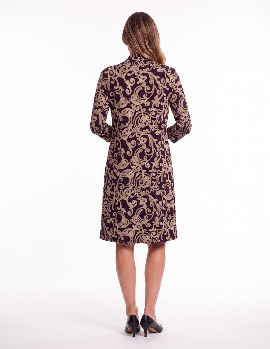 Vestido a la rodilla casual para mujer 4