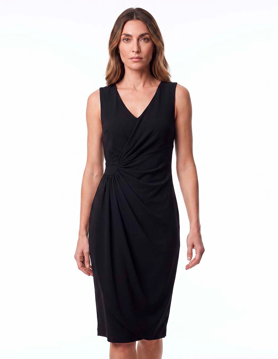 Vestido a la rodilla formal para mujer