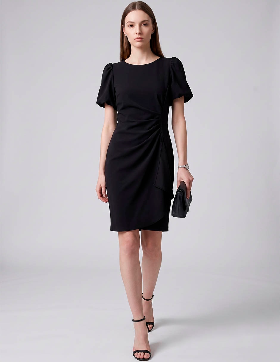 Vestido a la rodilla casual para mujer