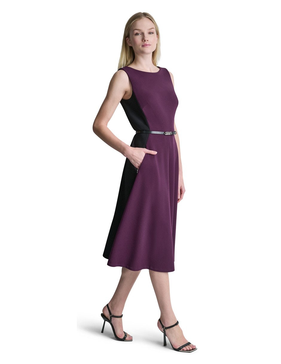 Vestido a la rodilla casual dkny para mujer