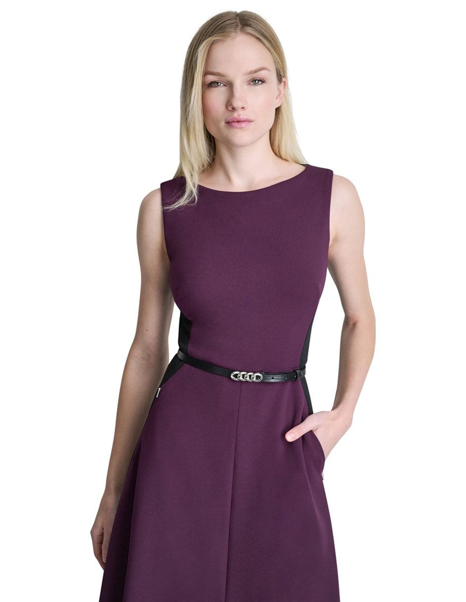 Vestido a la rodilla casual dkny para mujer