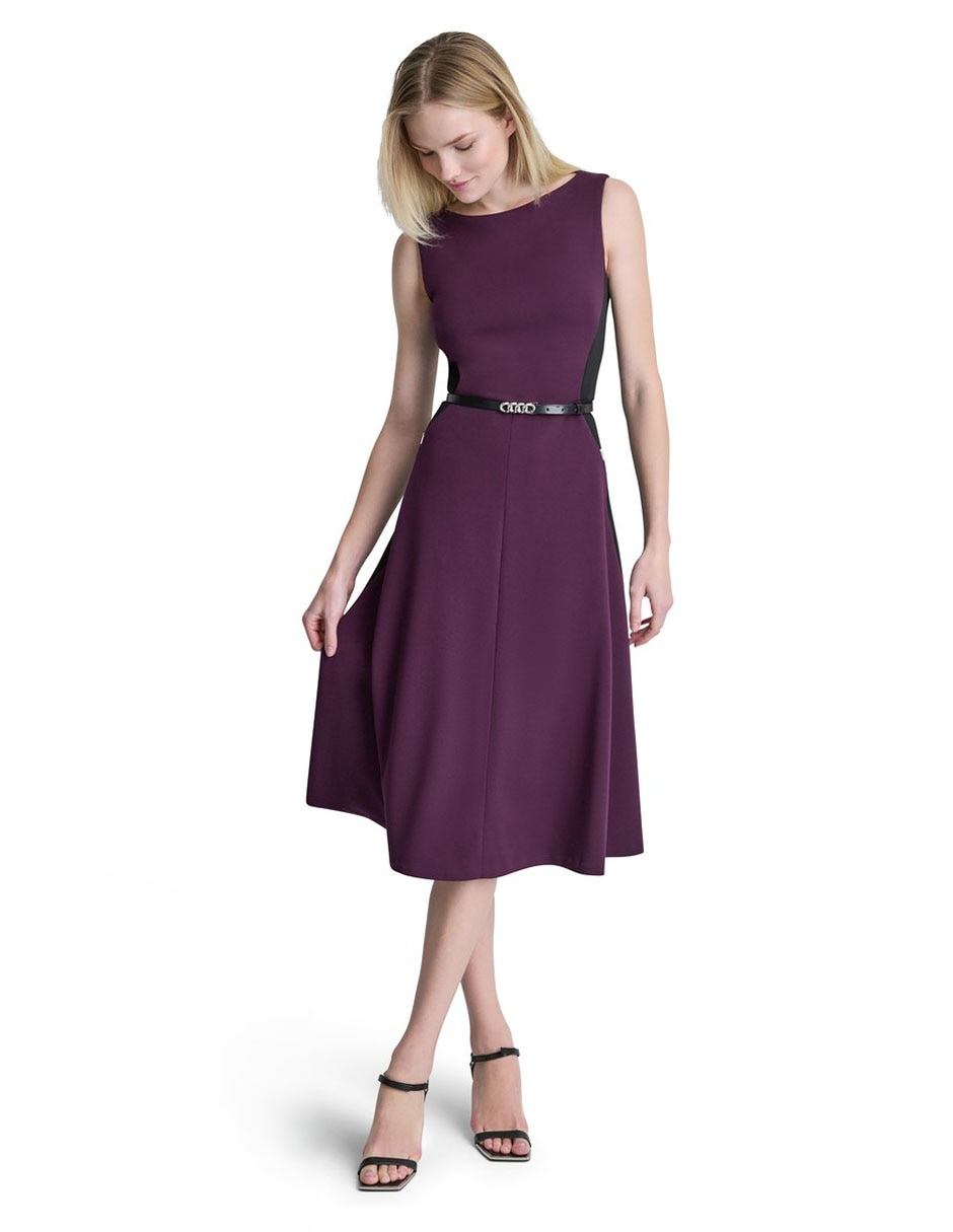 Vestido a la rodilla casual dkny para mujer