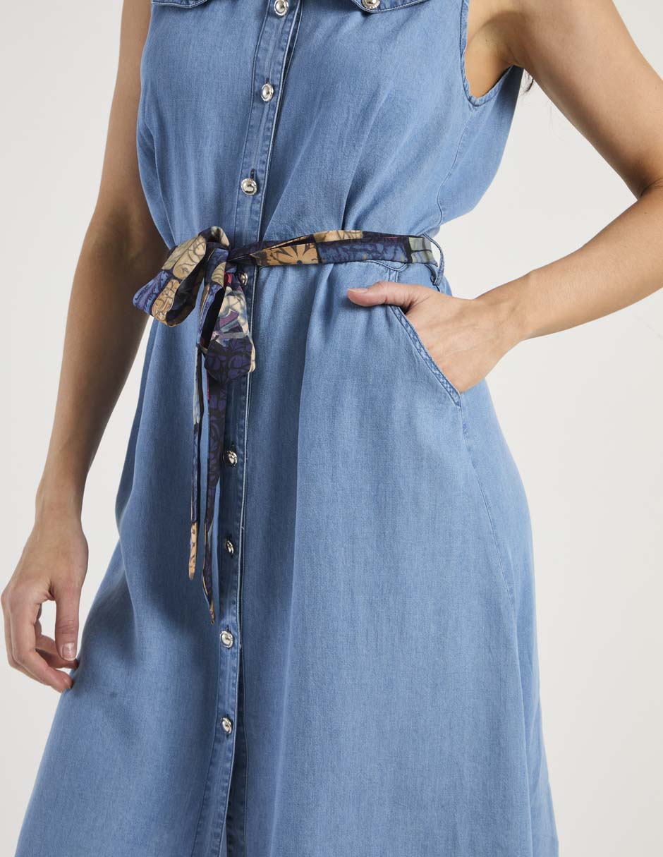 Vestido a la rodilla casual para mujer 5