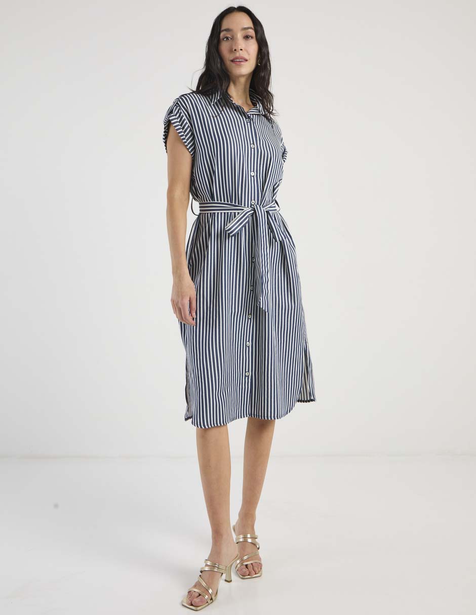 Vestido a la rodilla casual para mujer 2