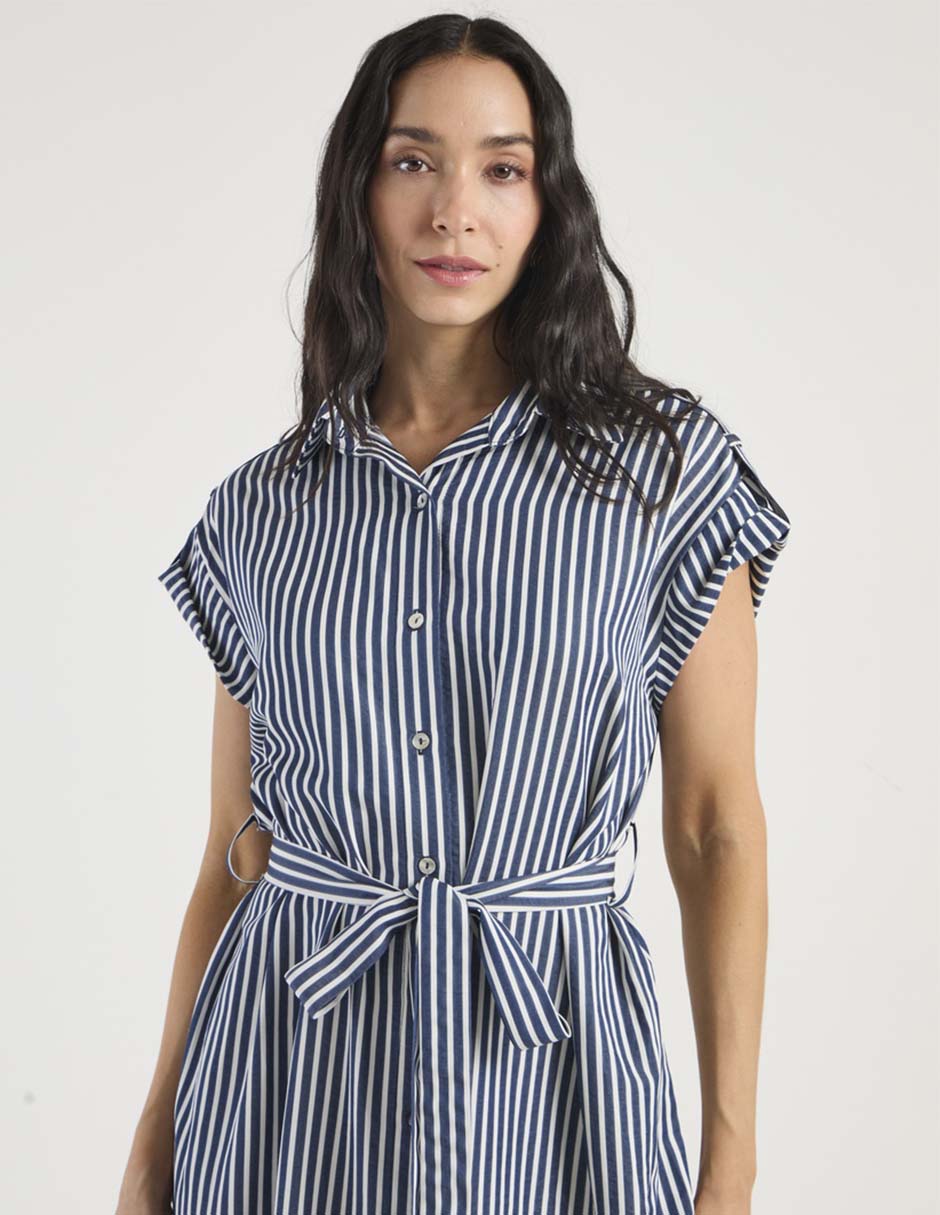 Vestido a la rodilla casual para mujer 4