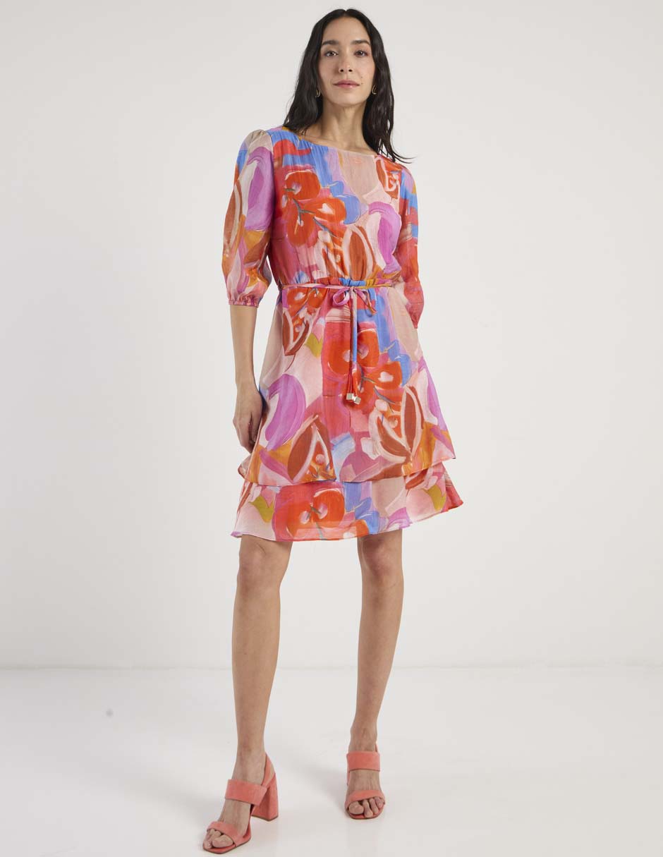 Vestido a la rodilla casual para mujer 2