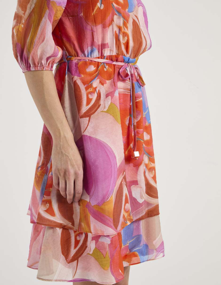 Vestido a la rodilla casual para mujer