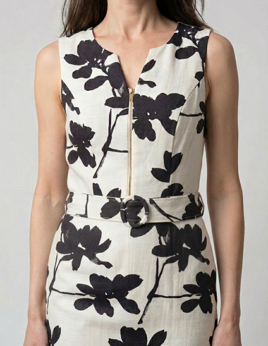 Vestido a la rodilla casual para mujer 3