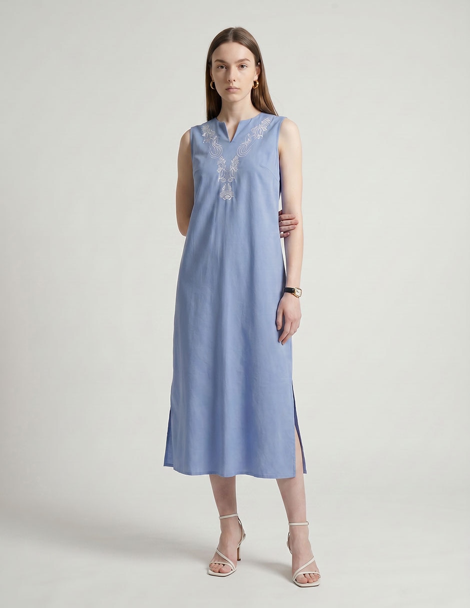 Vestido midi casual para mujer 2