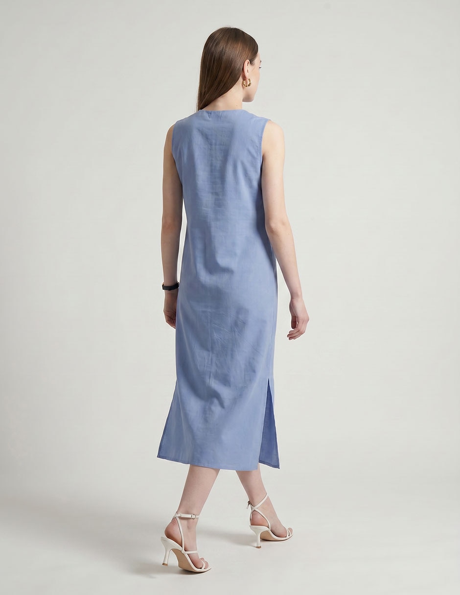 Vestido midi casual para mujer 4