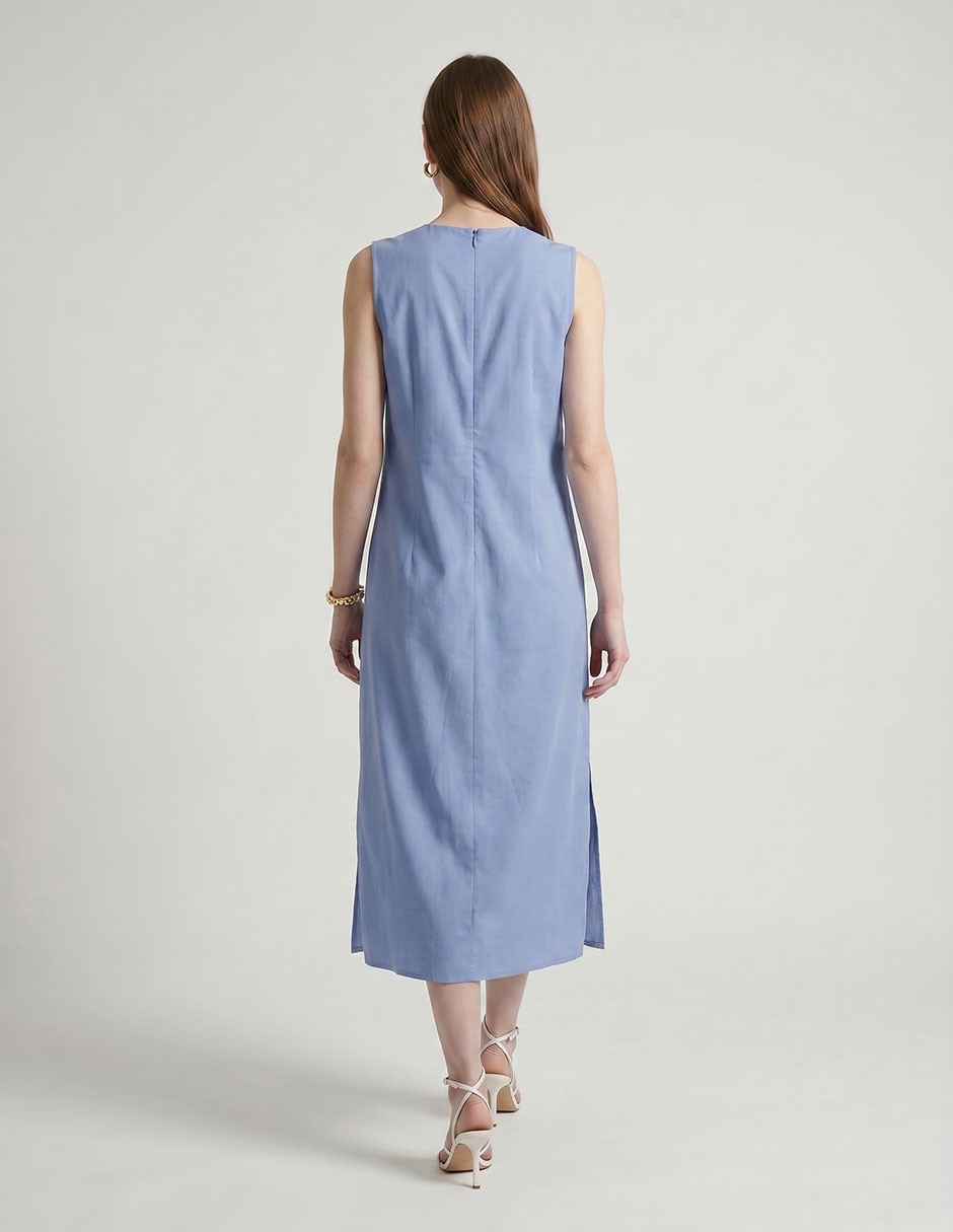 Vestido midi casual para mujer