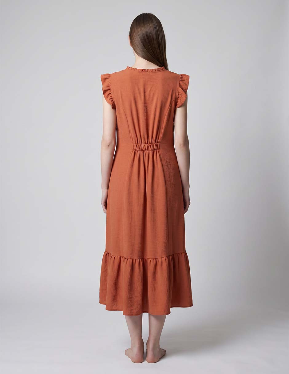 Vestido Maxi Casual Rue De La Paix Vestidos De Fiesta Y Casuales Para Mujer 2