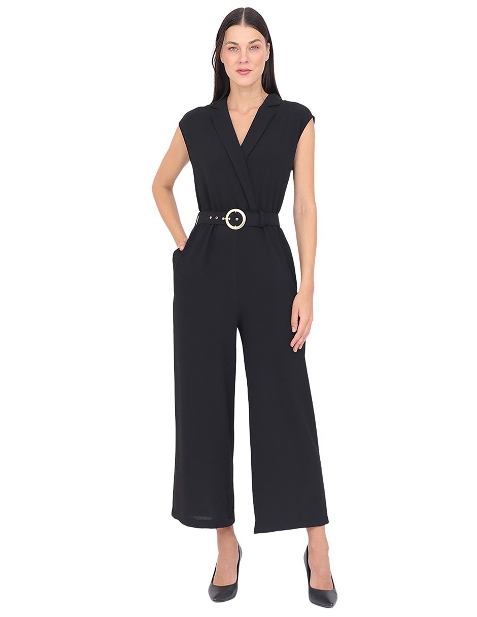 'jumpsuit' 'de' poliéster formal 'estampado' liso 'para mujer'