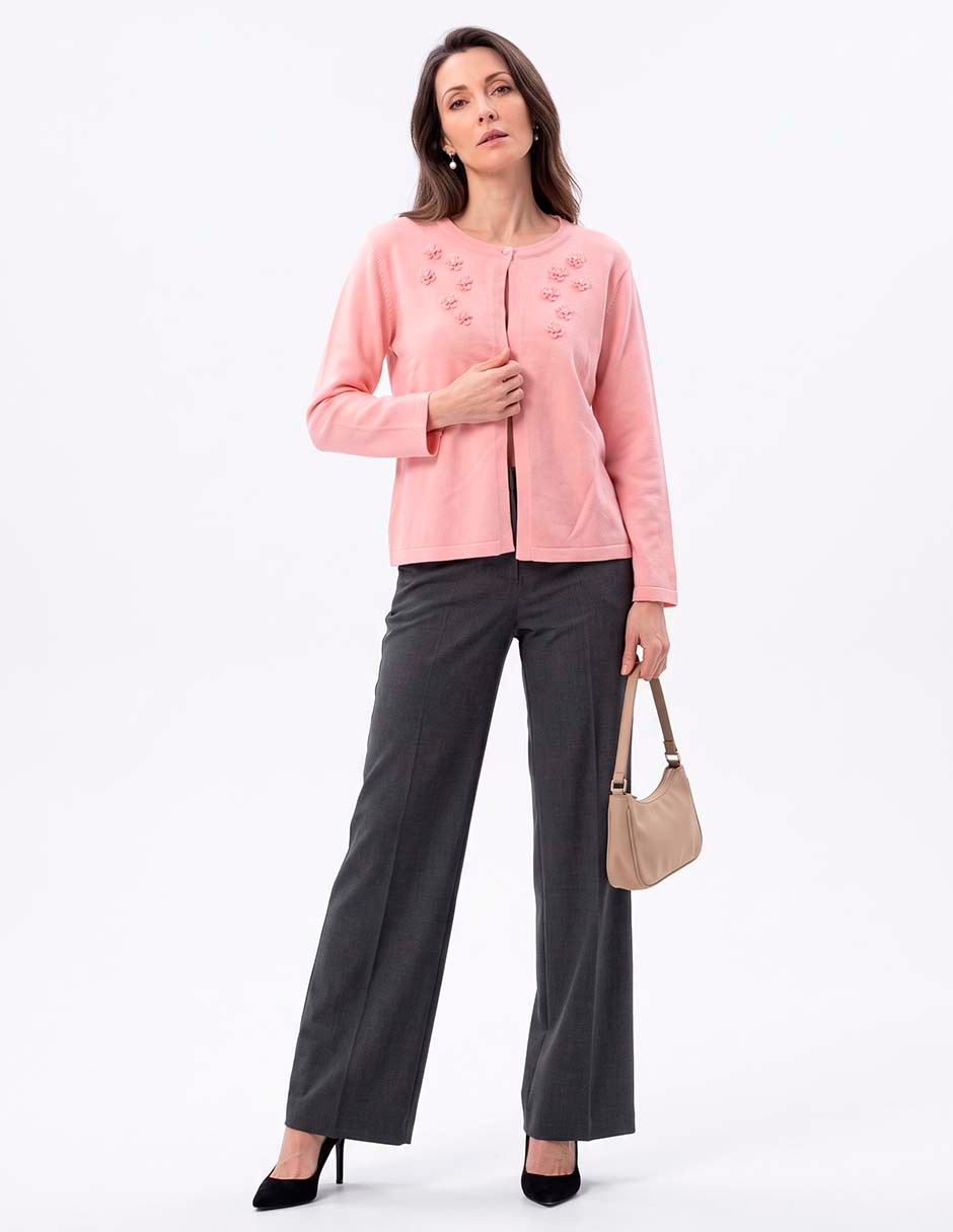 Suéter cuello redondo para mujer Suéter cuello redondo para mujer