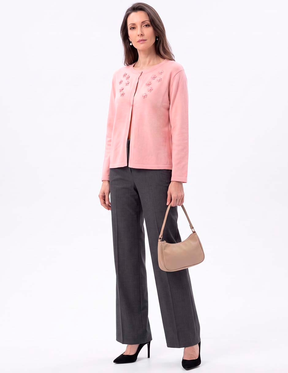 Suéter cuello redondo para mujer 3