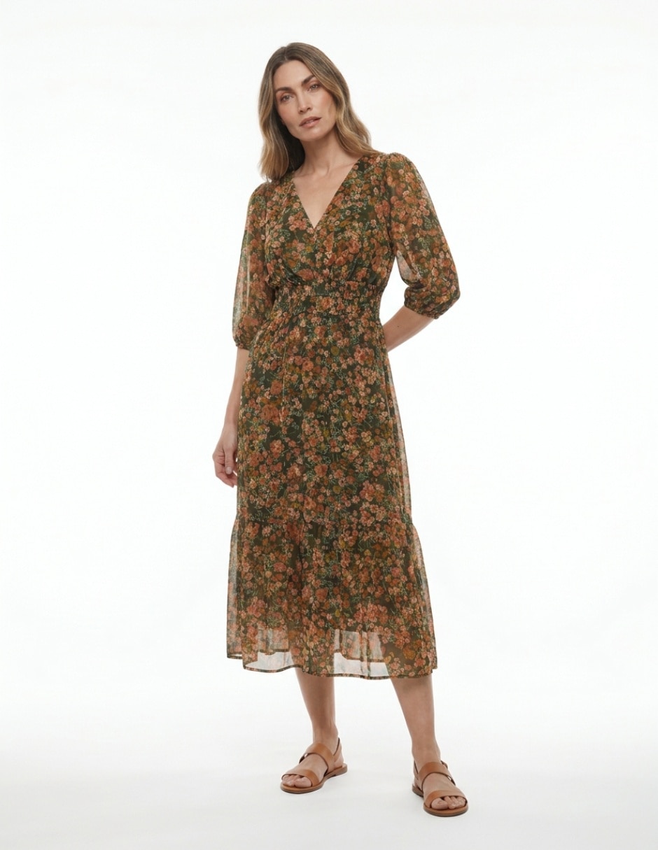 Vestido arriba rodilla para mujer 3