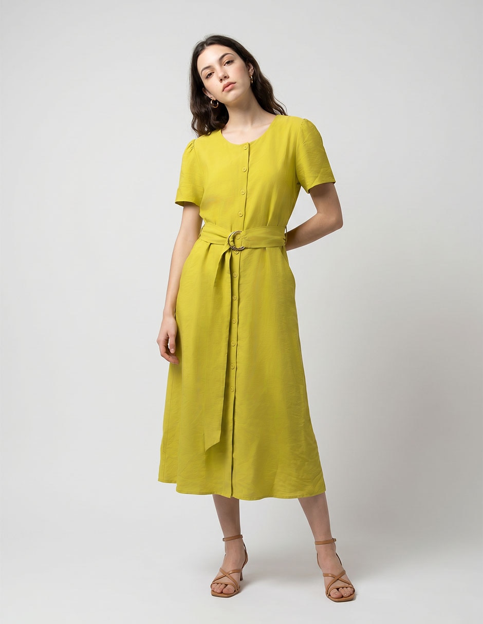 Vestido midi casual para mujer