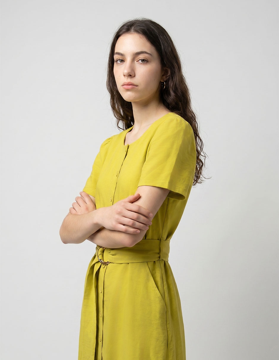 Vestido midi casual para mujer 4