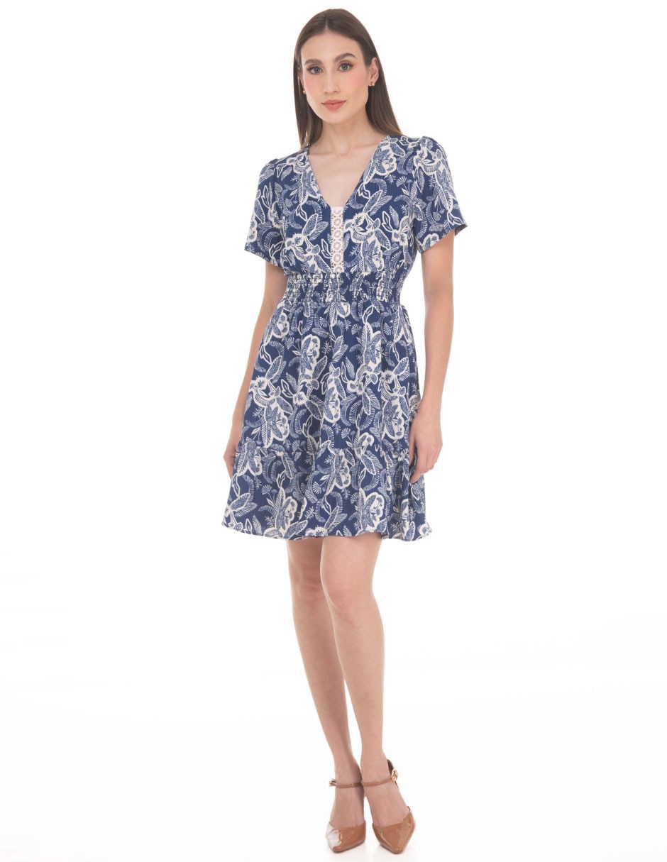 Vestido corto casual coleccion mayo para mujer 4