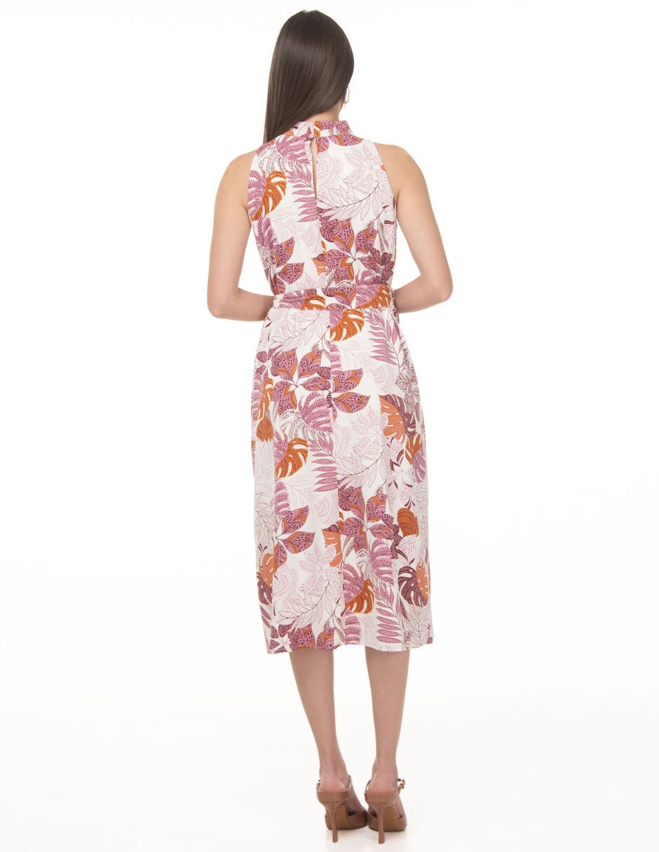 Vestido midi casual coleccion mayo para mujer 2