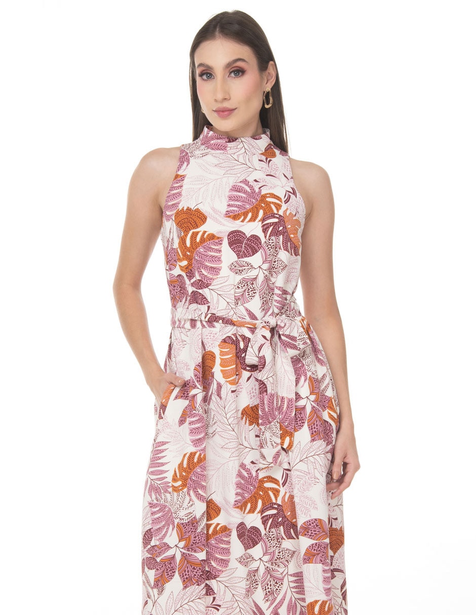 Vestido midi casual coleccion mayo para mujer 3