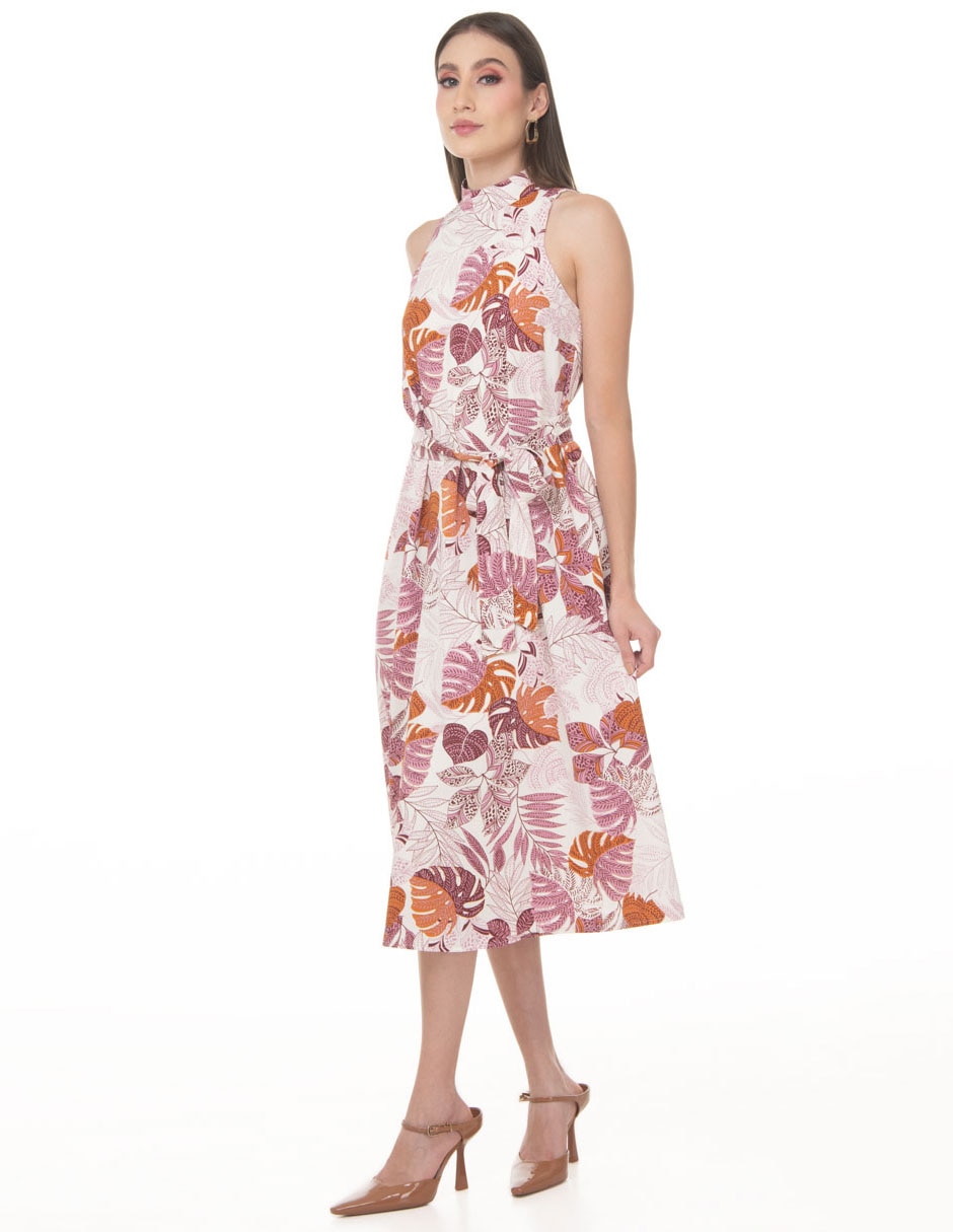Vestido midi casual coleccion mayo para mujer Vestido midi casual coleccion mayo para mujer