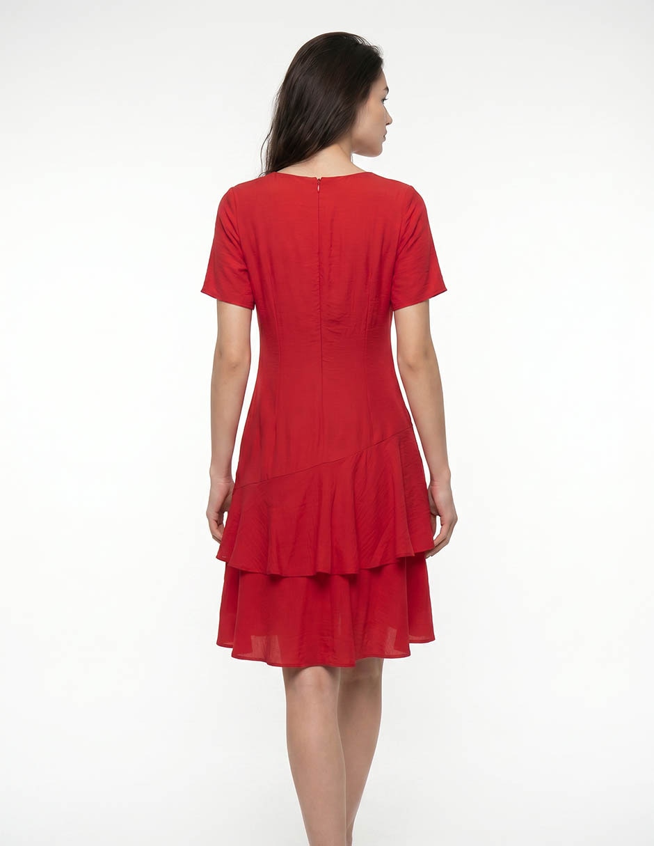 Vestido arriba de la rodilla casual para mujer 2