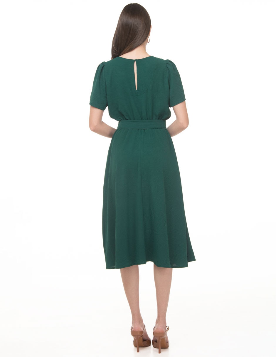 Vestido midi casual coleccion junio para mujer 2