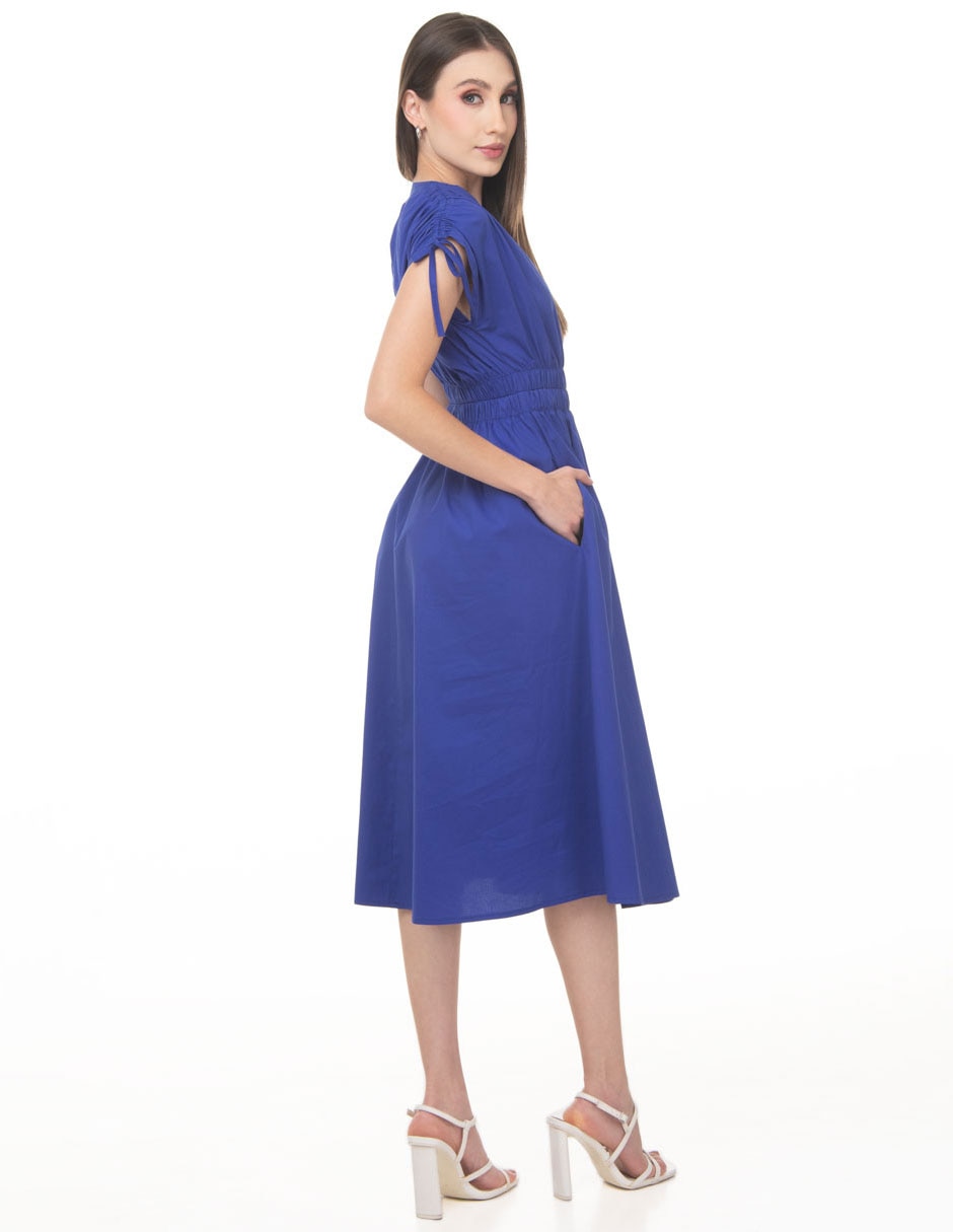 Vestido midi casual coleccion junio para mujer 2