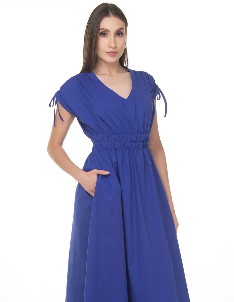 Vestido midi casual coleccion junio para mujer 4
