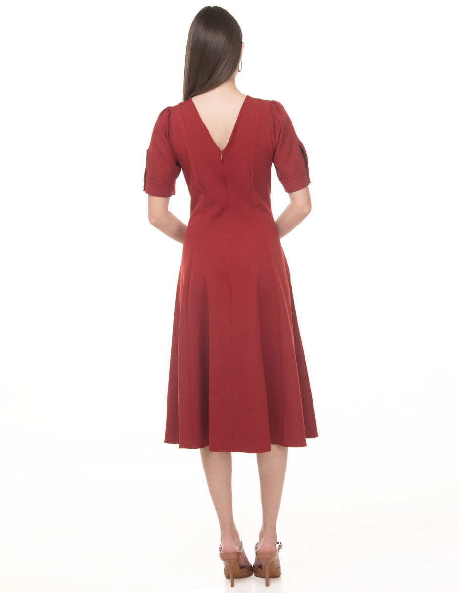 Vestido midi casual coleccion junio para mujer 2