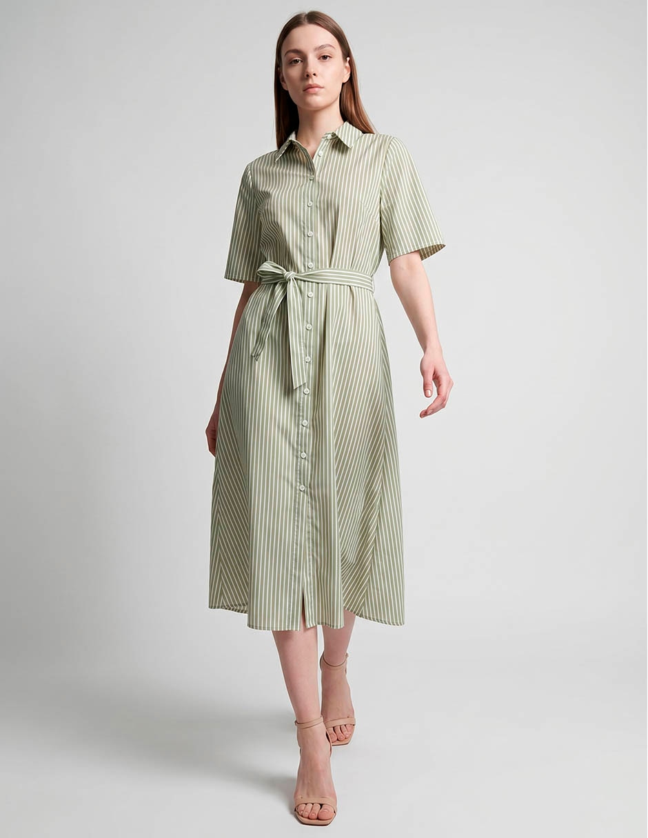 Vestido midi casual para mujer