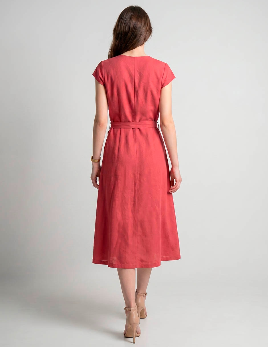 Vestido midi casual para mujer 2
