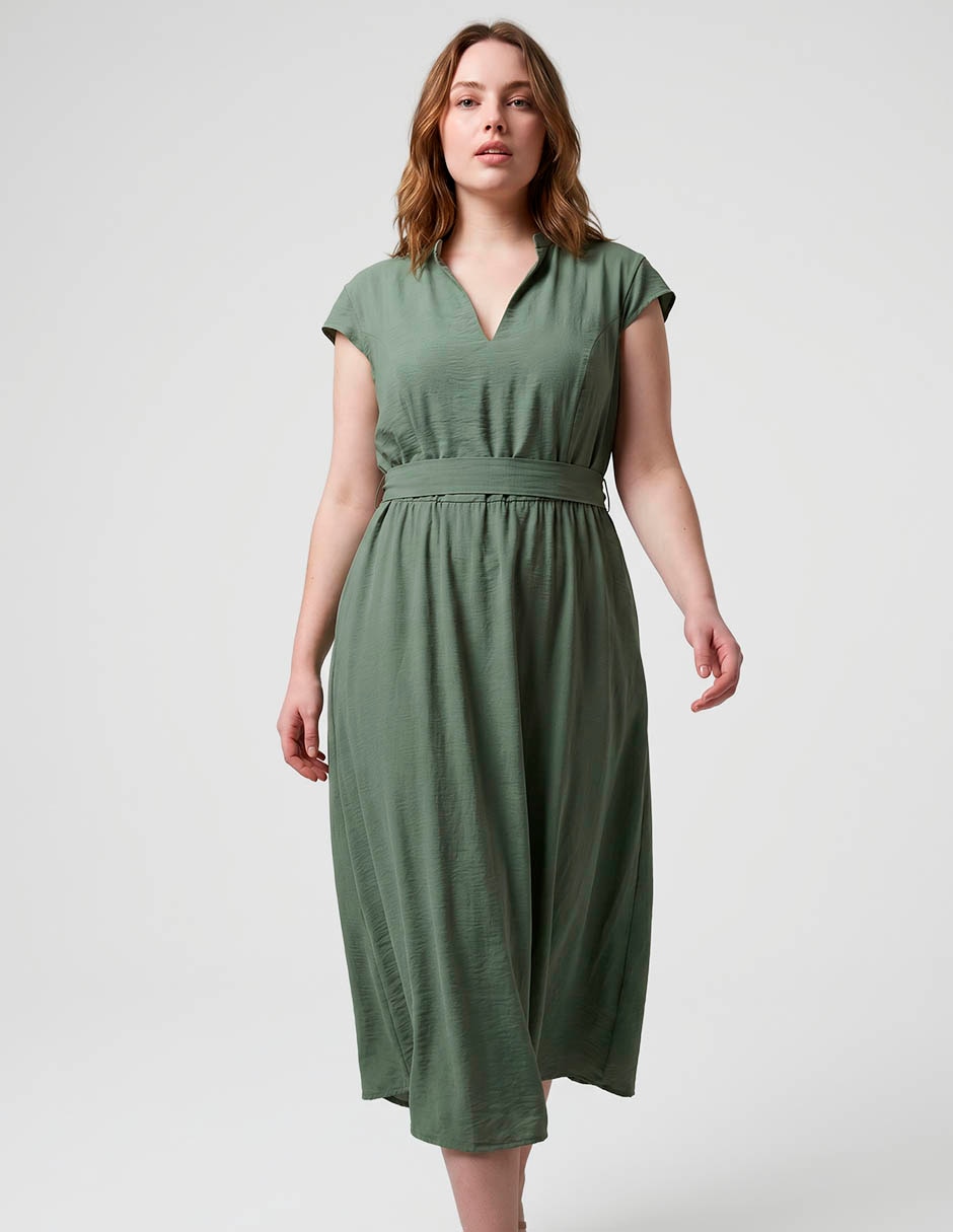 Vestido midi casual para mujer Vestido midi casual para mujer