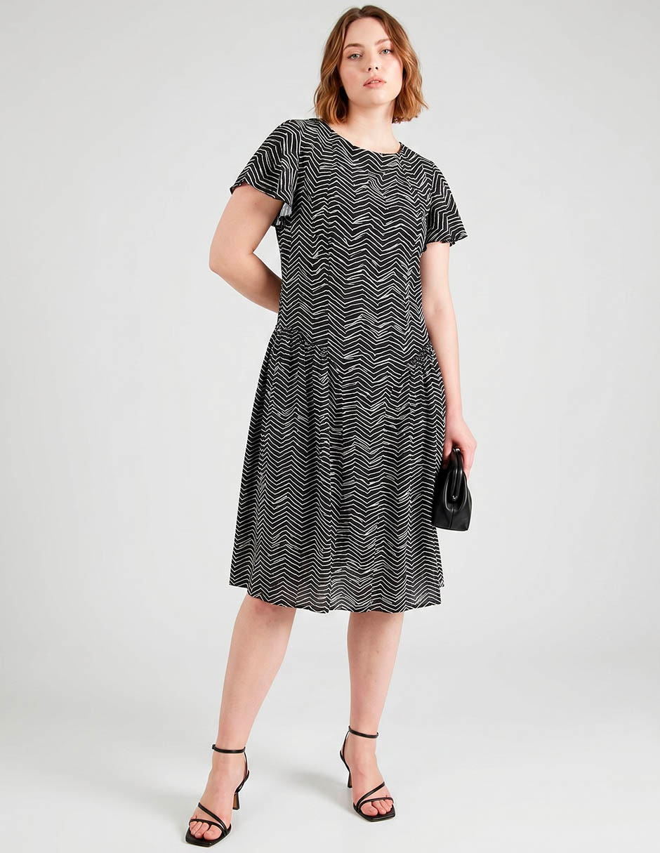 Vestido a la rodilla casual para mujer Vestido a la rodilla casual para mujer