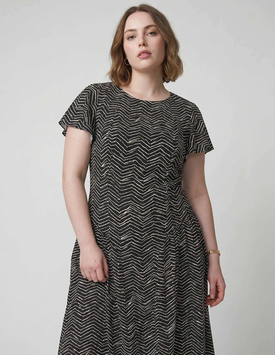 Vestido a la rodilla casual para mujer 3