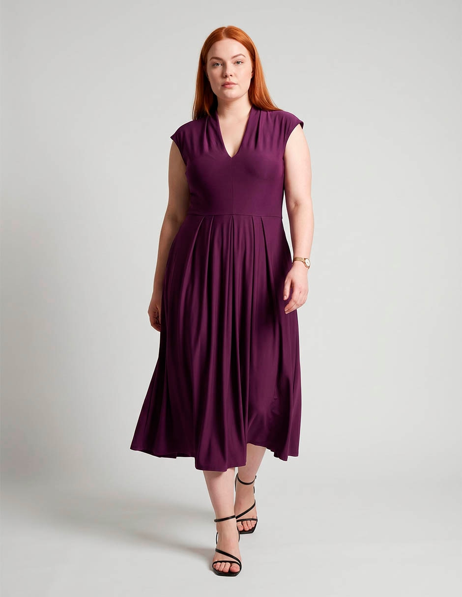 Vestido midi business casual para mujer