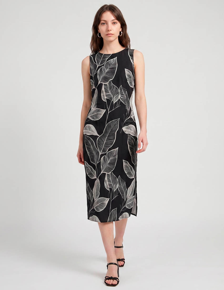Vestido midi casual para mujer Vestido midi casual para mujer