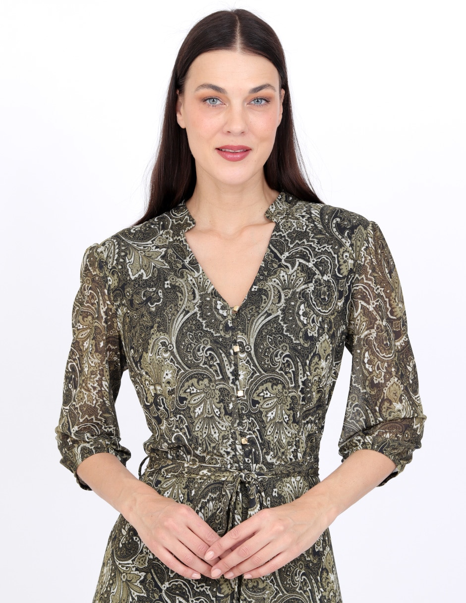 Vestido midi casual para mujer 4