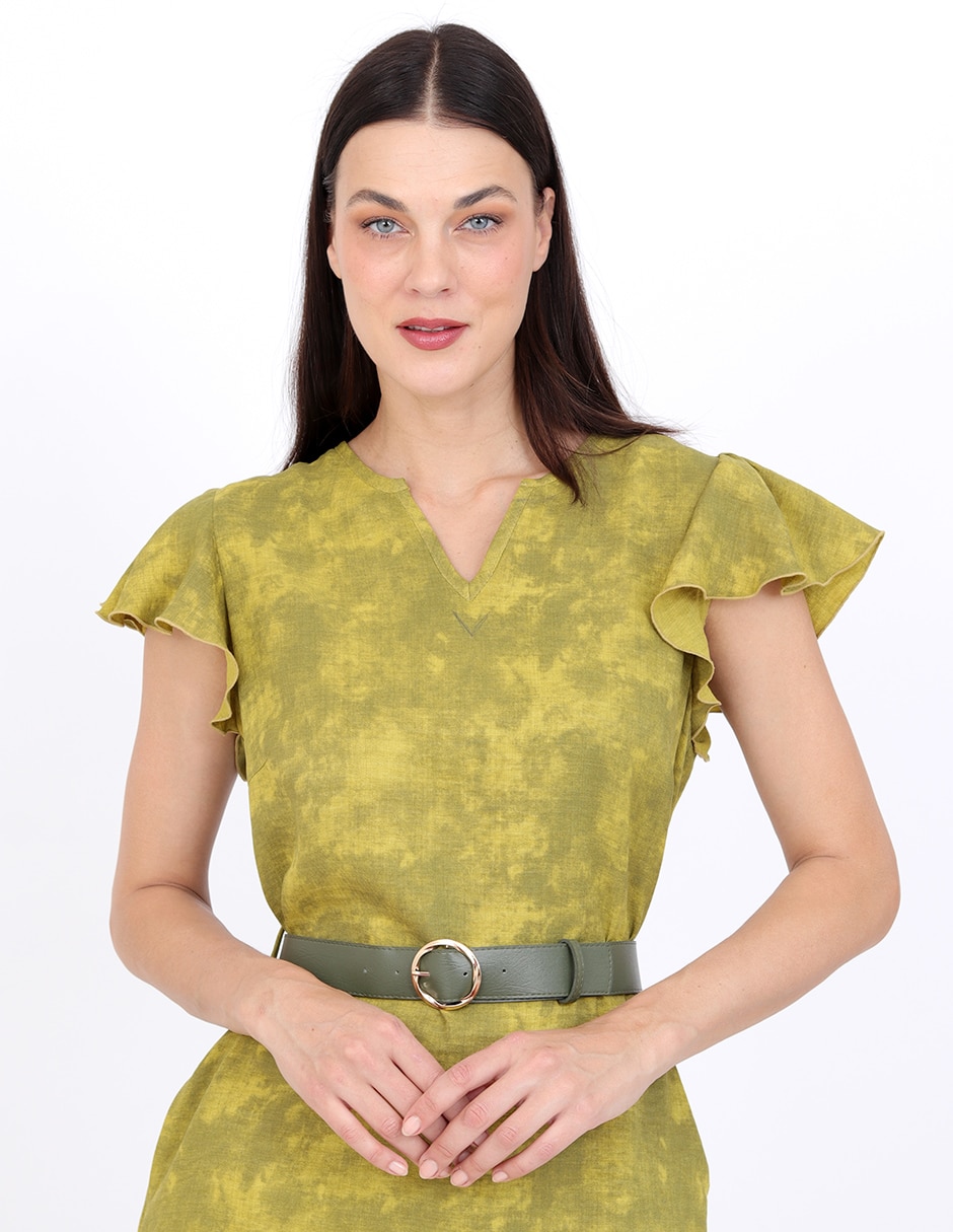 Vestido a la rodilla casual para mujer 5